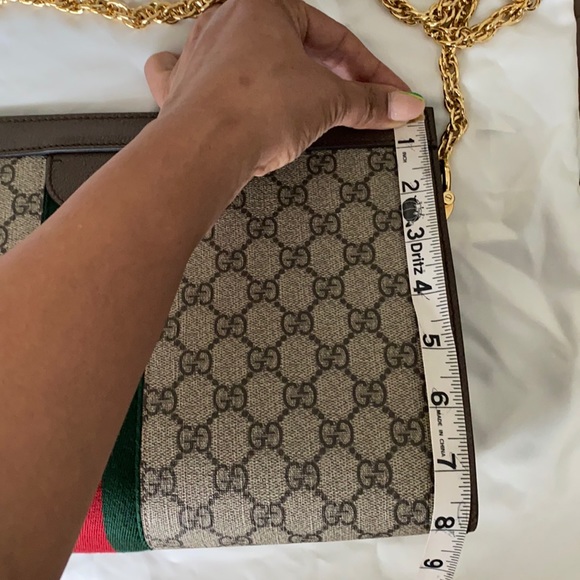 AUTHENTIC GUCCI- Ophidia GG medium shoulder bag - Picture 16 of 17